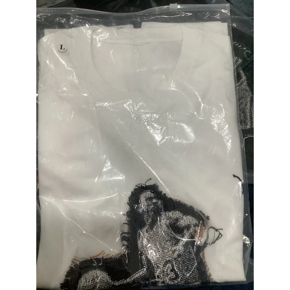 Team Us Sports Club Jordan Hand Woven T shirt size L